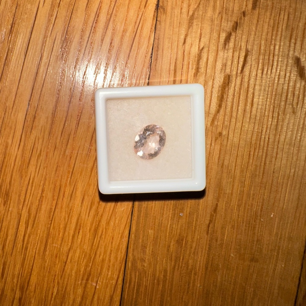 Elegant Morganite Gemstone Jewelry Piece